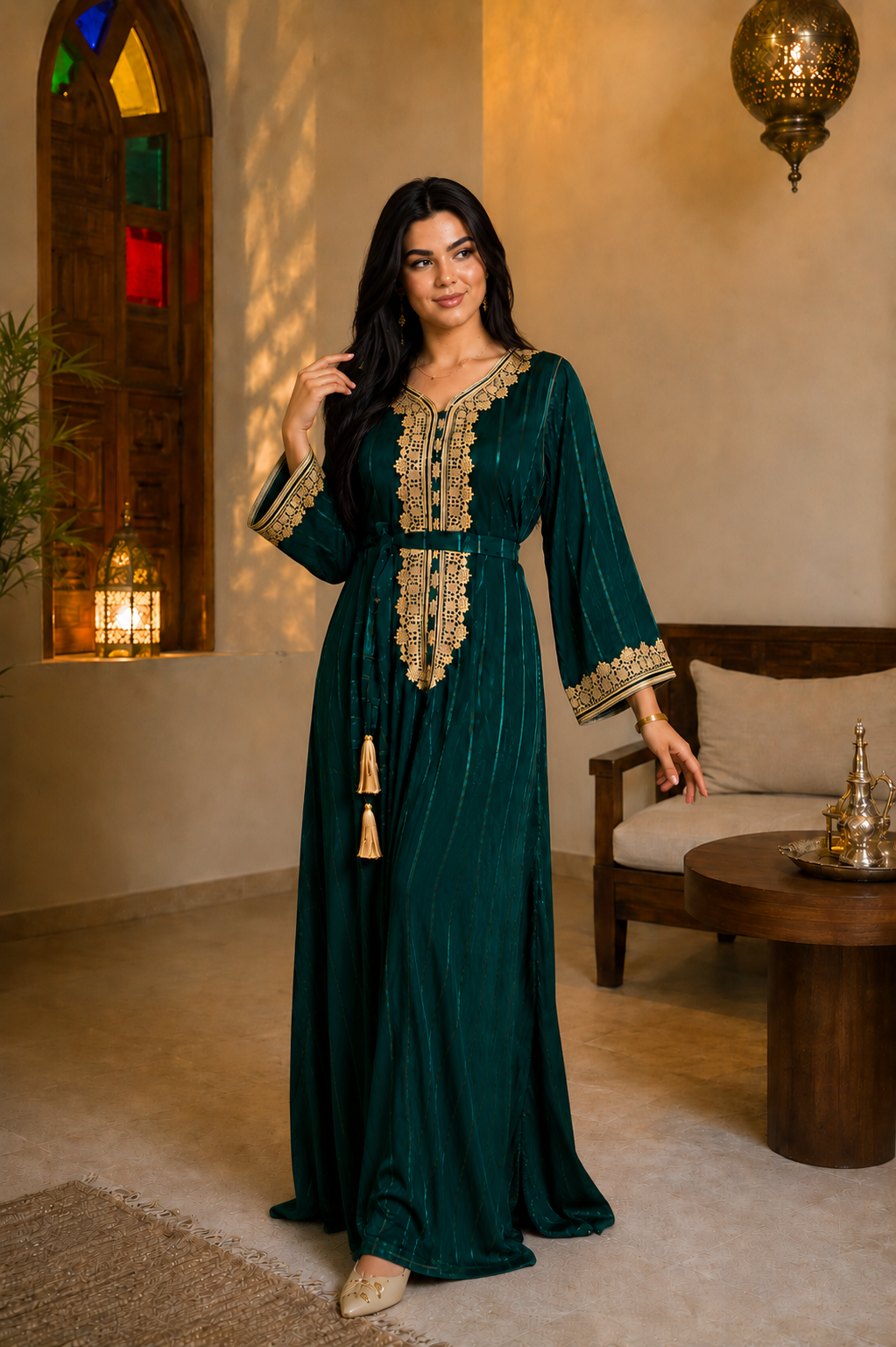 Caftan Émeraude du Riad